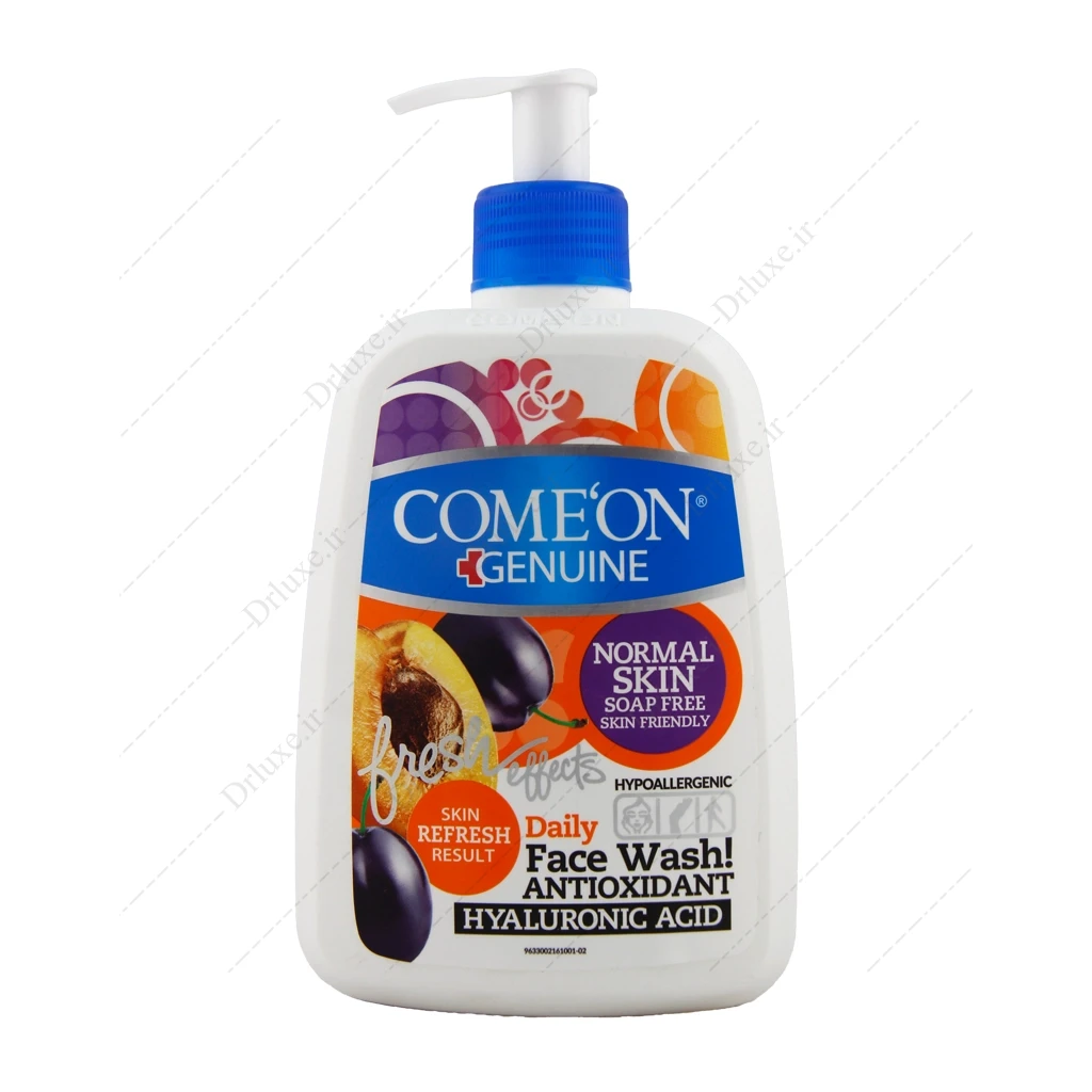 ژل شستشوی صورت کامان پوست معمولی 500 میلی‌لیتر